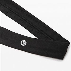 LULU LEMON Black Cardio Cross Trainer Headband